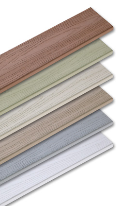 6 colors of vinyl VEKA decking available